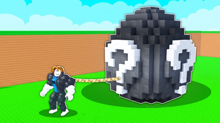 Roblox-Avatar zieht ein Mystery-Ei zur Farm in Pull An Egg